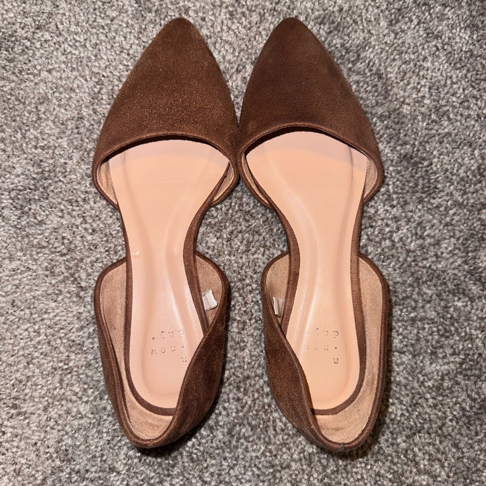 •a new day Brown Women's Flats